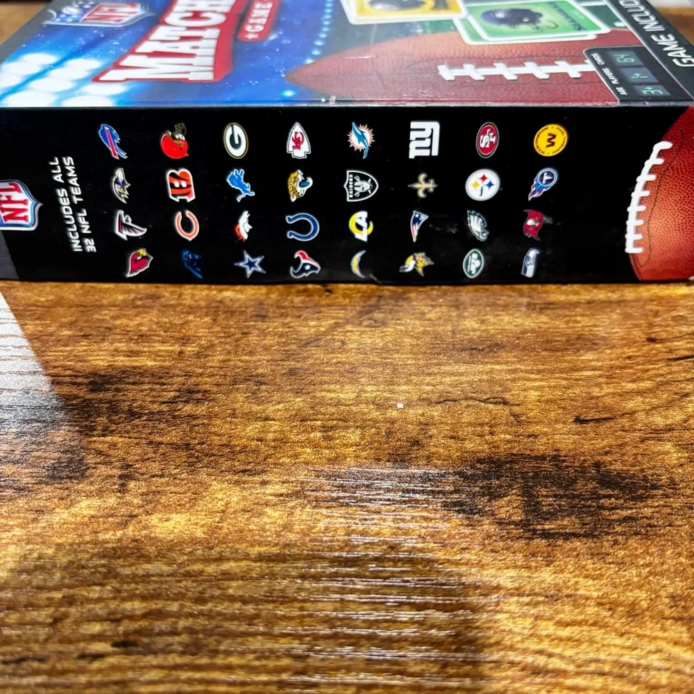 NFL Matching Cards Memory Game - New Condition